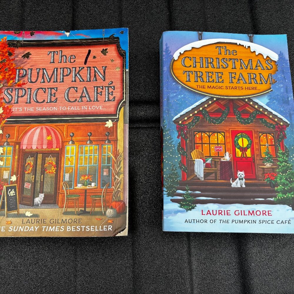 Laurie Gilmore Book Lot Pumpkin Spice Cafe Christmas Tree Farm Cozy Novel